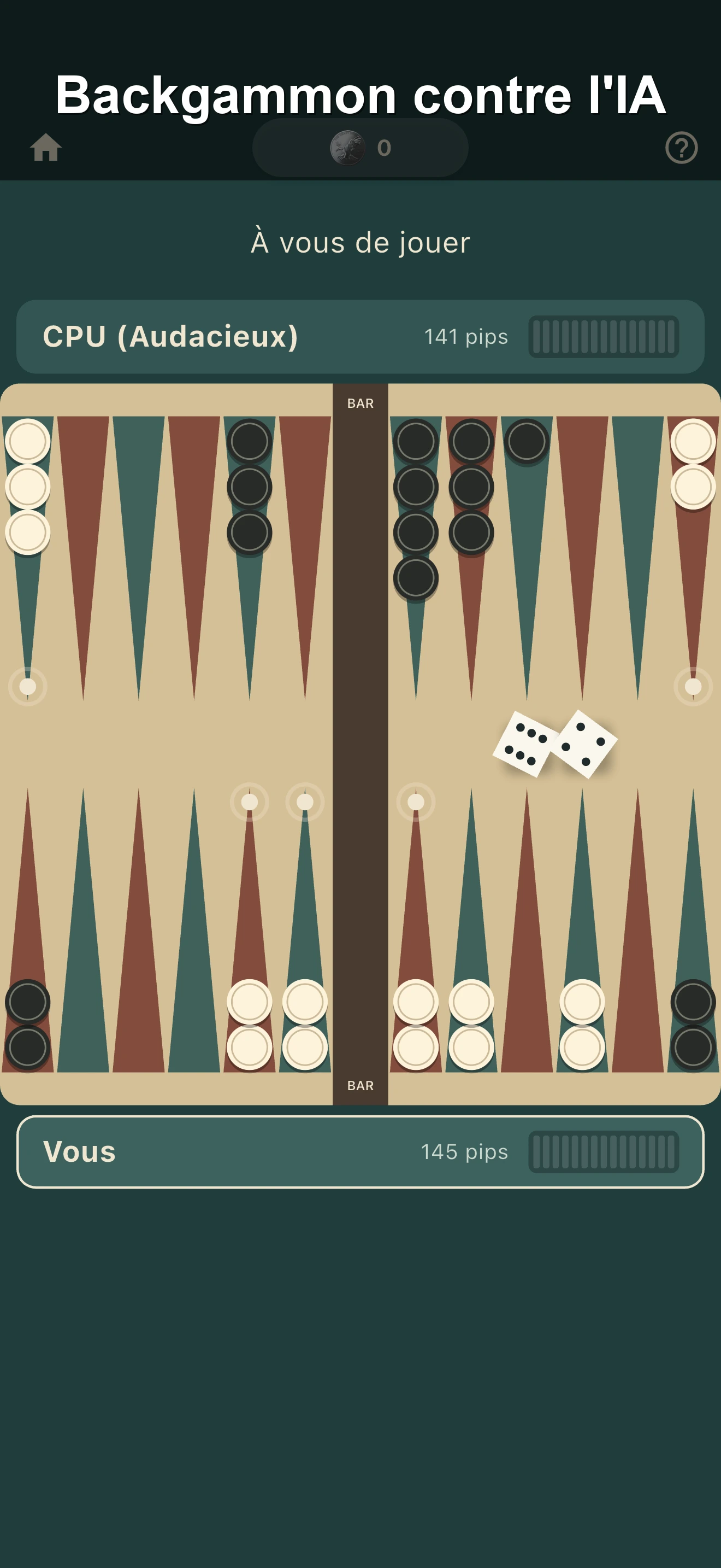 Backgammon screenshot 2