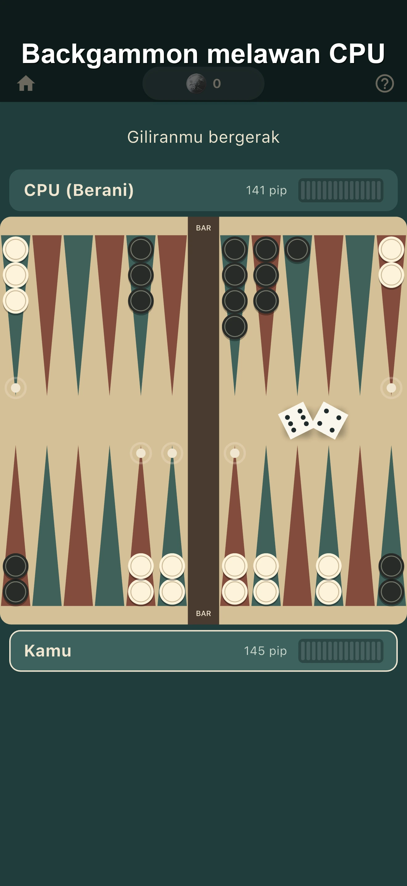 Backgammon screenshot 2