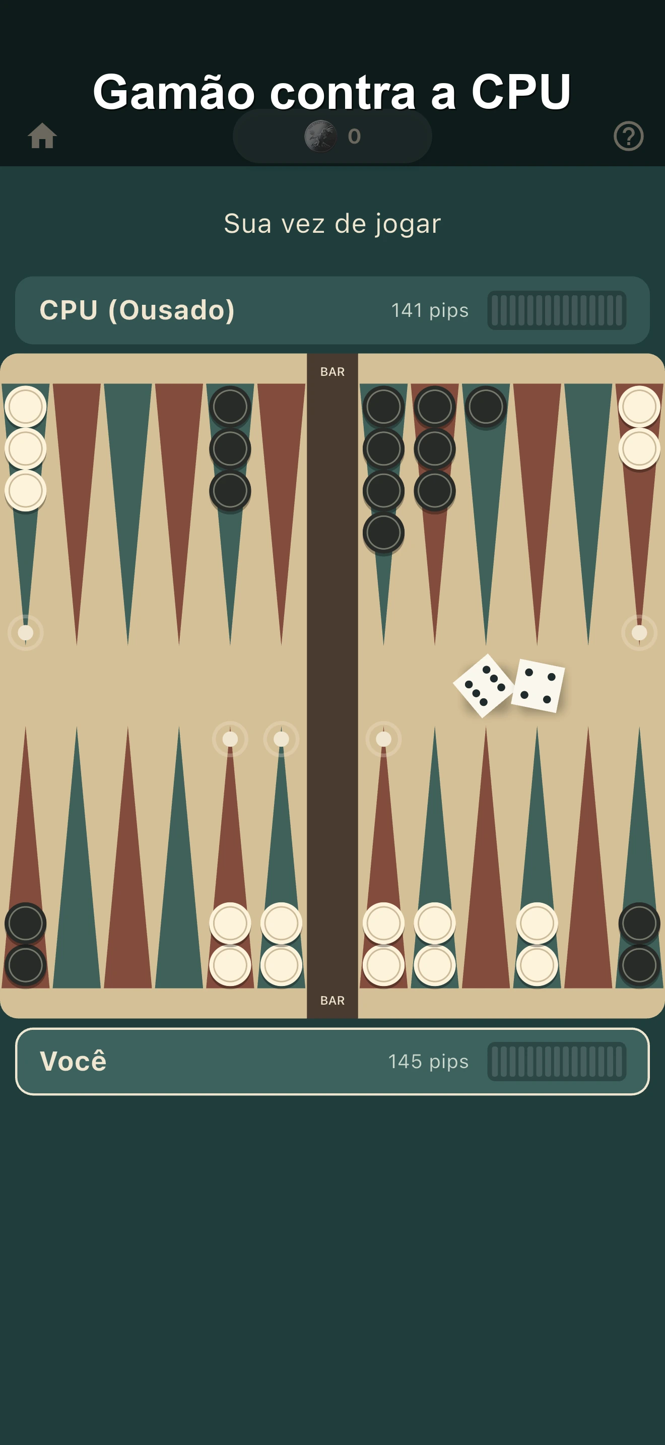 Gamão screenshot 2