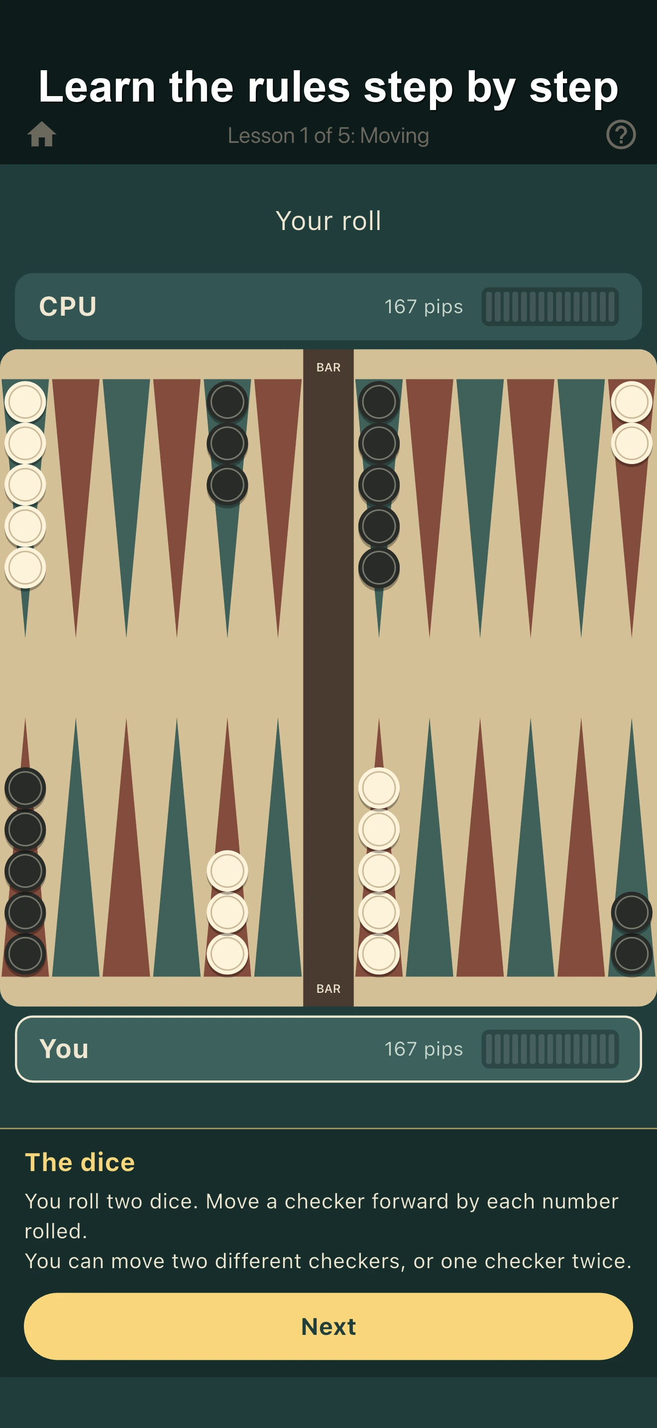 Backgammon screenshot 4