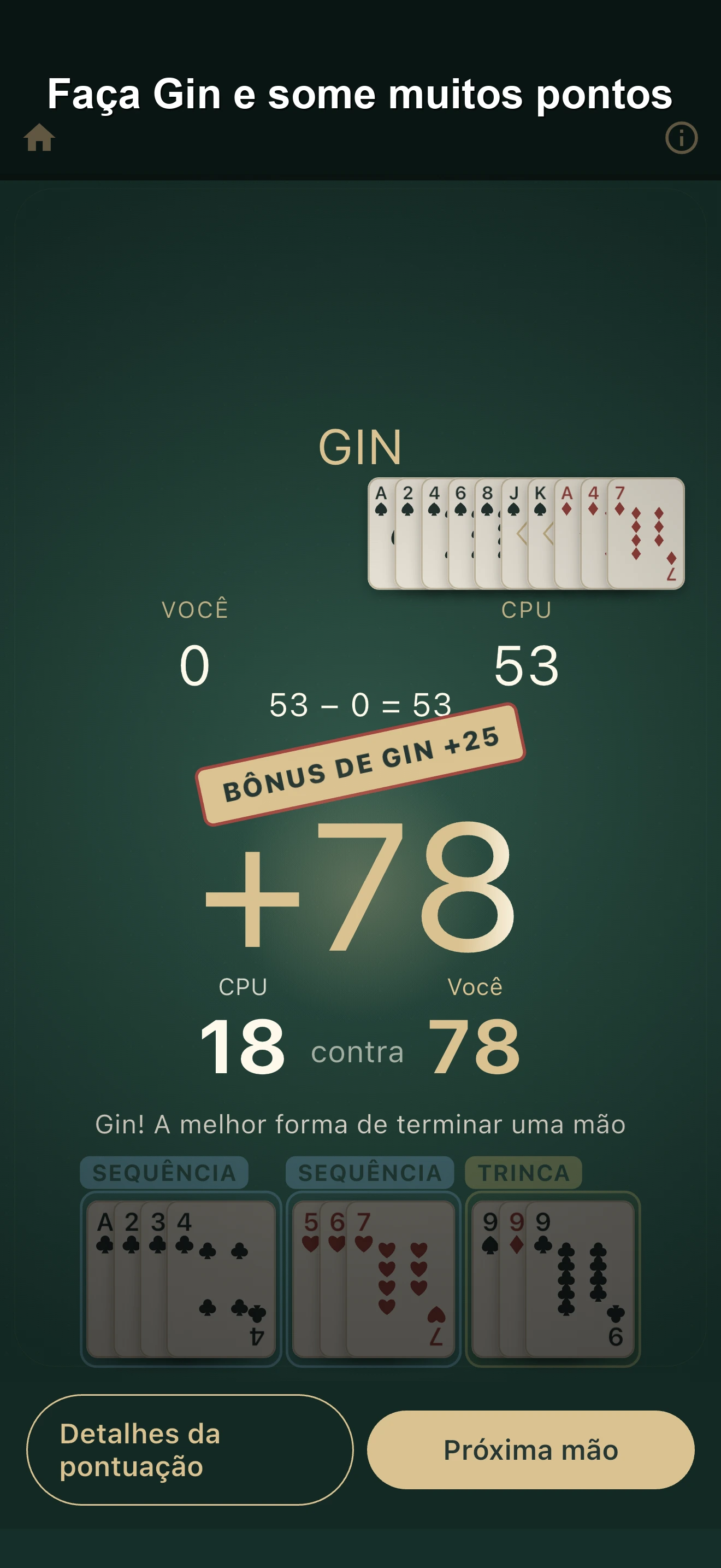 Gin Rummy screenshot 3