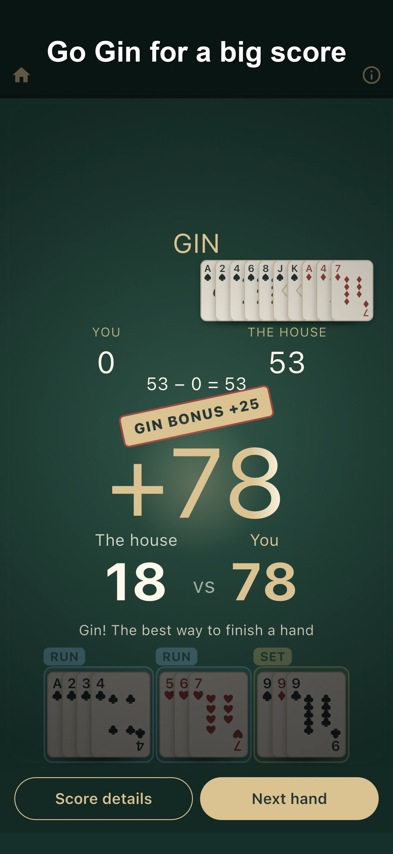 Gin Rummy screenshot 3