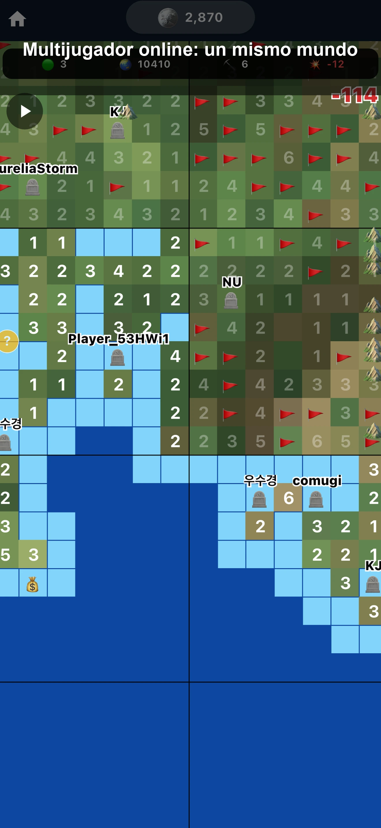 Buscaminas Worlds Online screenshot 2