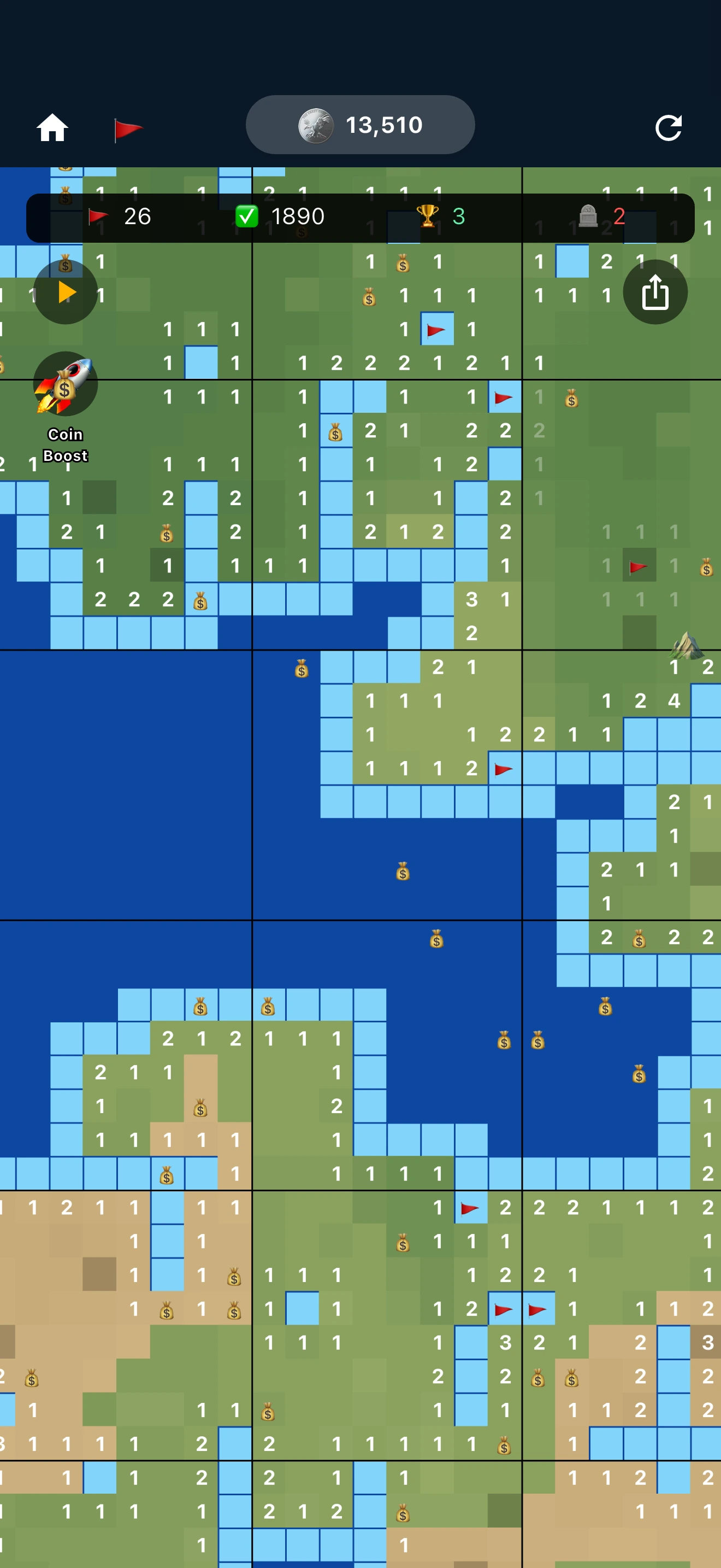 Campo Minado Worlds Online screenshot 3