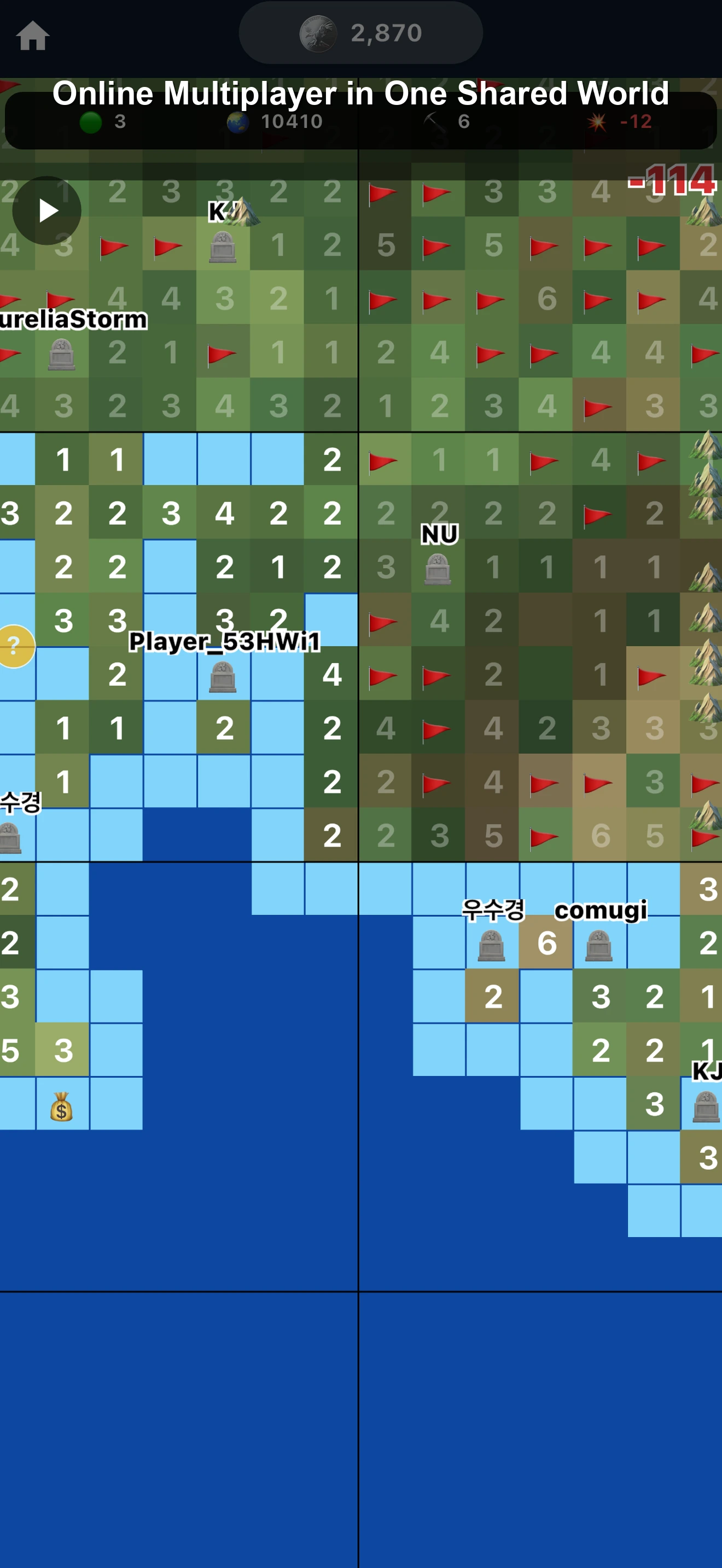 Minesweeper Worlds Online screenshot 2