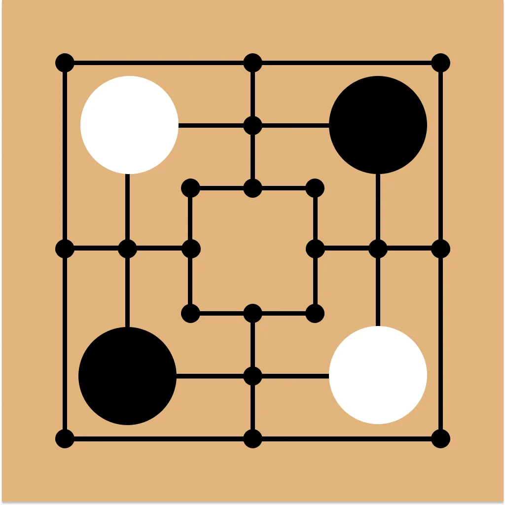 Nine Men's Morris icon