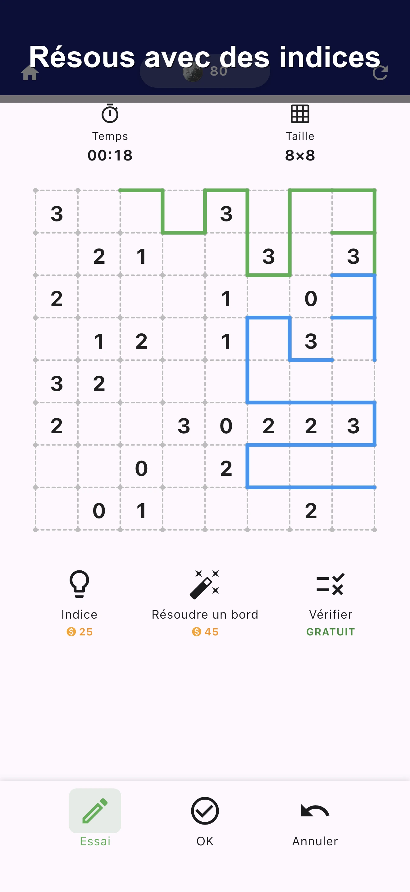 Slitherlink - Boucle Numérique screenshot 3
