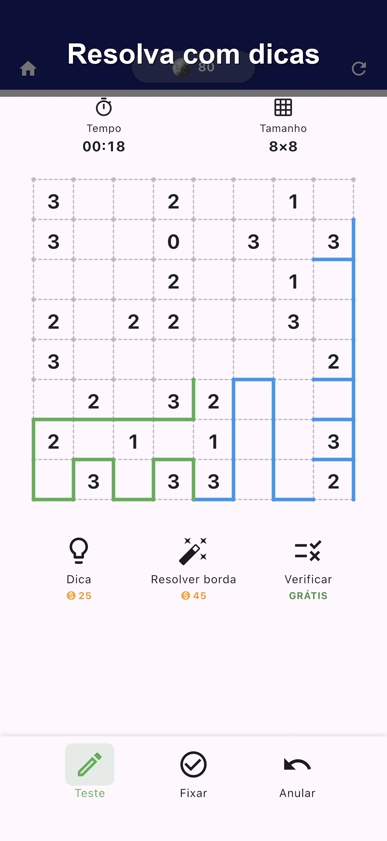 Slitherlink - Loop Numérico screenshot 3