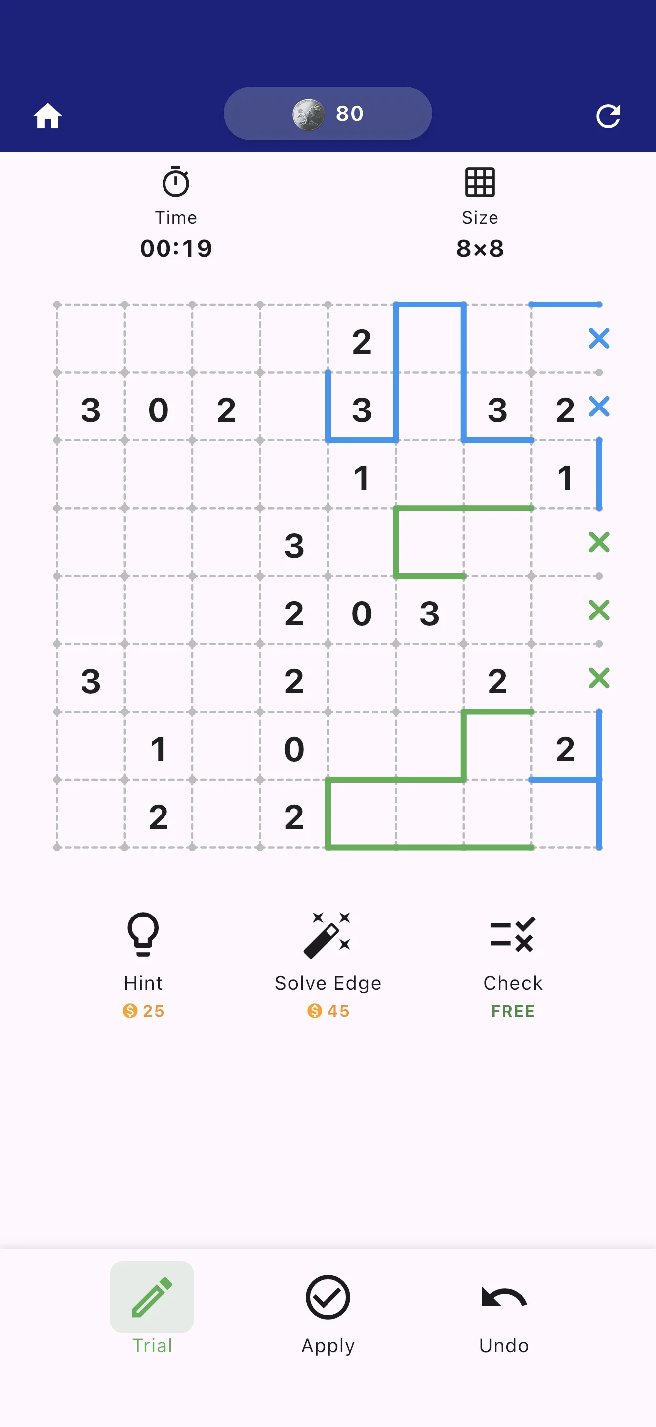 Slitherlink screenshot 3