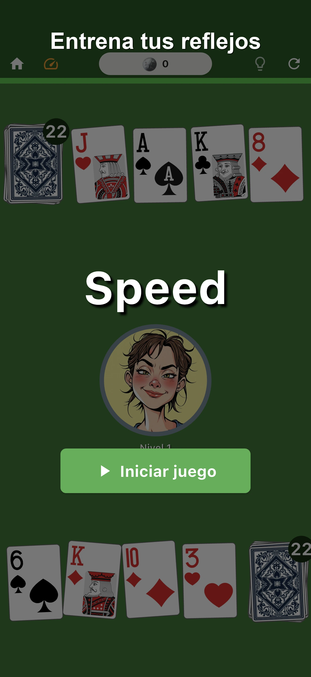 Speed Juego de Cartas screenshot 1