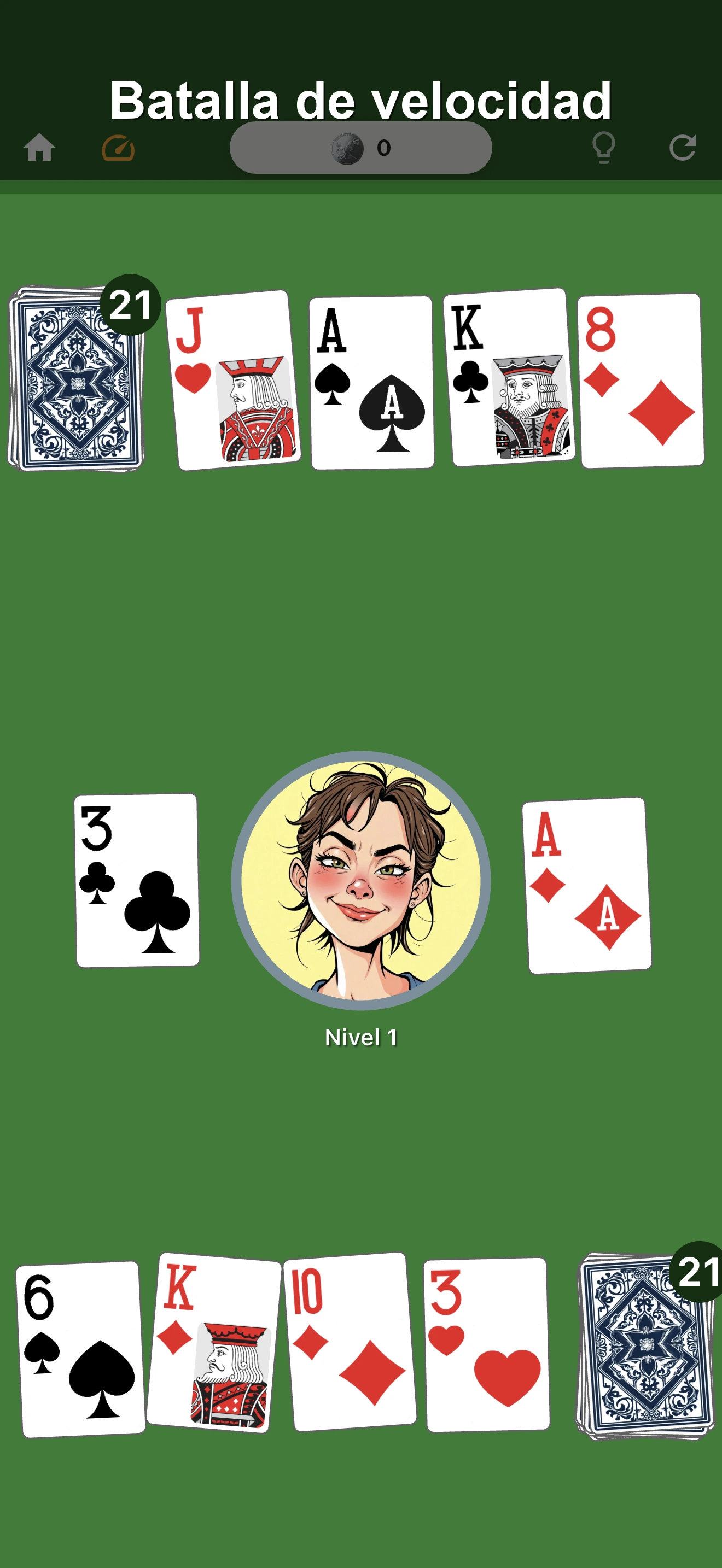 Speed Juego de Cartas screenshot 2