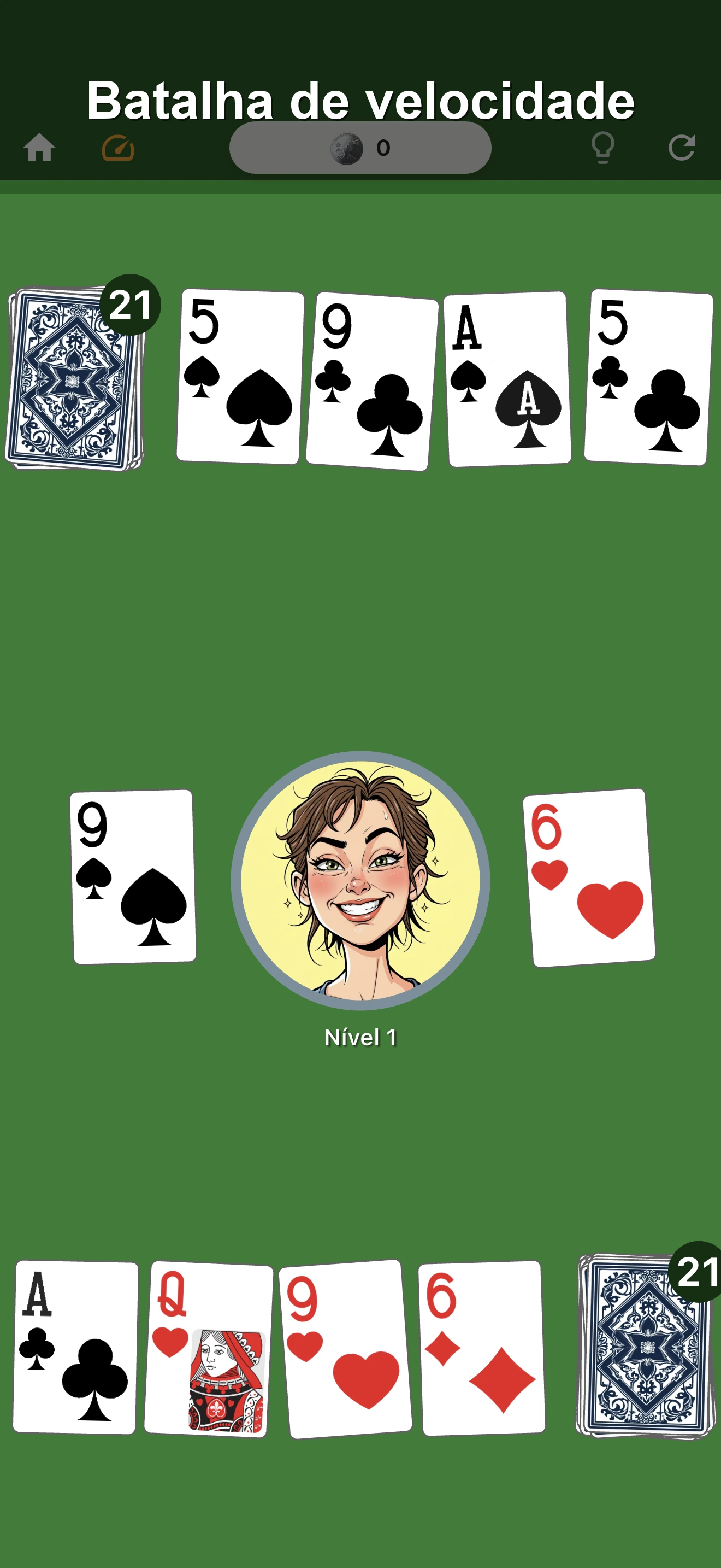 Speed Jogo de Cartas screenshot 2