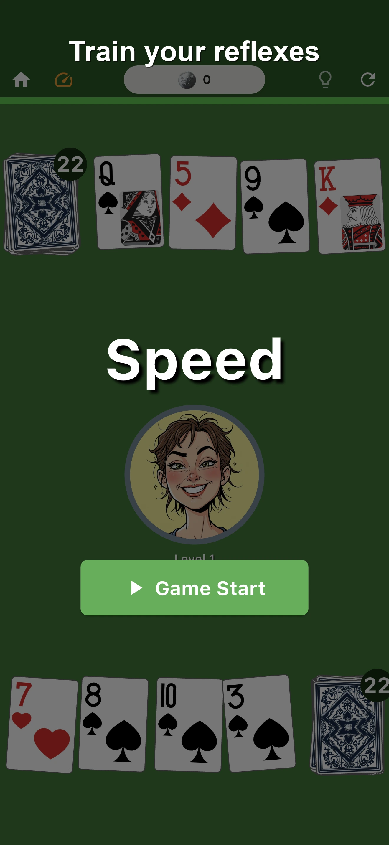 Speed Card Game Duel screenshot 1